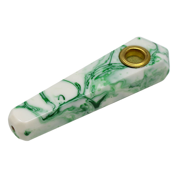 Elegant MARBLE EFFECT STONE PIPE – find it at vape shops near me now.
