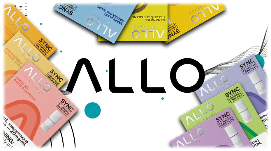 ALLO SYNC Pods – Premium vape pods available at Vancouver vape store near you for smooth, flavorful sessions