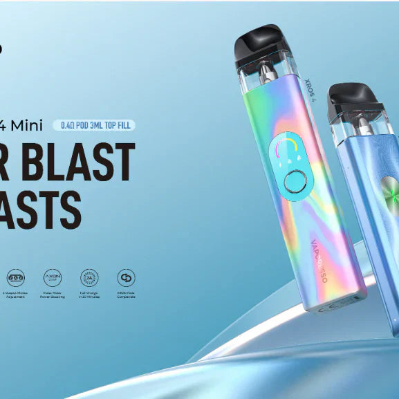 Vaporesso Xros 4 vape device available at best vape stores Vancouver, Burnaby, and nearby locations.