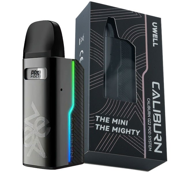 UWELL Caliburn GZ2 pod system available at disposable vape stores near me and OK Vapor.
