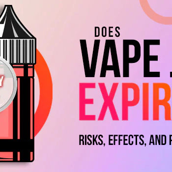 Vape juice bottles with expiration date check at vape shops near me.