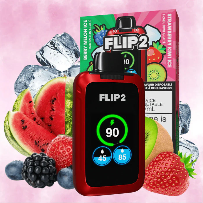 FLIP BAR 2 disposable vape device – nicotine free vape Canada available at Vancouver, Burnaby, Kingsway vape shops near me.