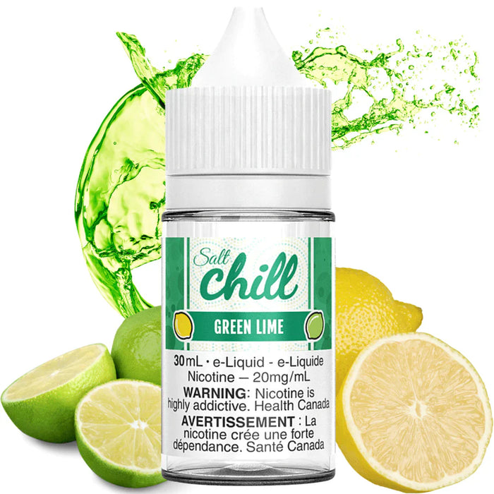 CHILL E-LIQUID Green Lime – citrus e-juice at OKVapor vape shop Vancouver, Burnaby, Surrey
