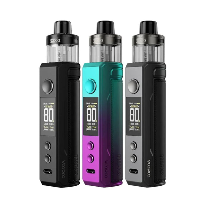 Voopoo Drag X2 device – sleek alternative to disposables, now at Vancouver vape stores near UBC, Hastings, and Kingsway.