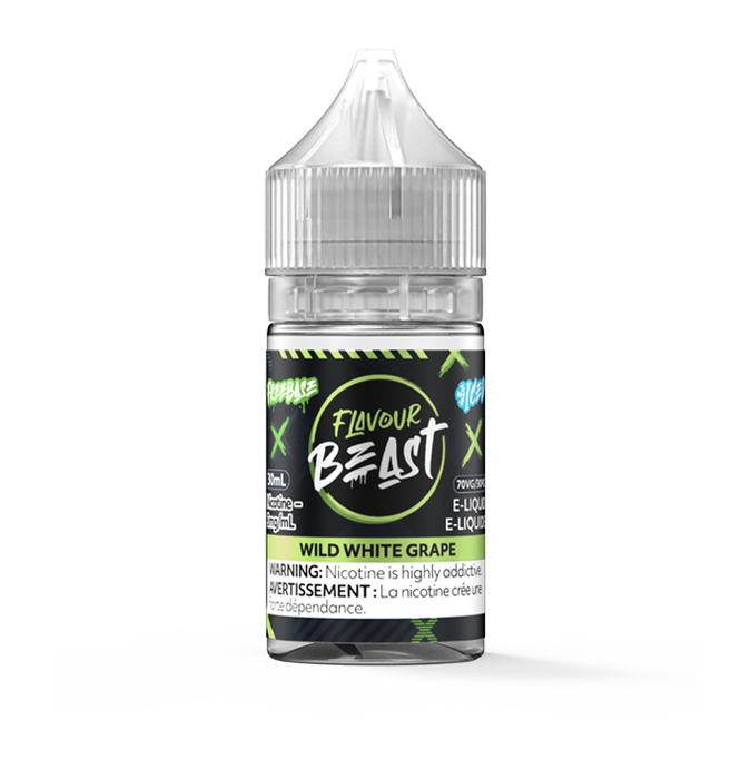 FLAVOUR BEAST E-LIQUID - WILD WHITE GRAPE ICE
