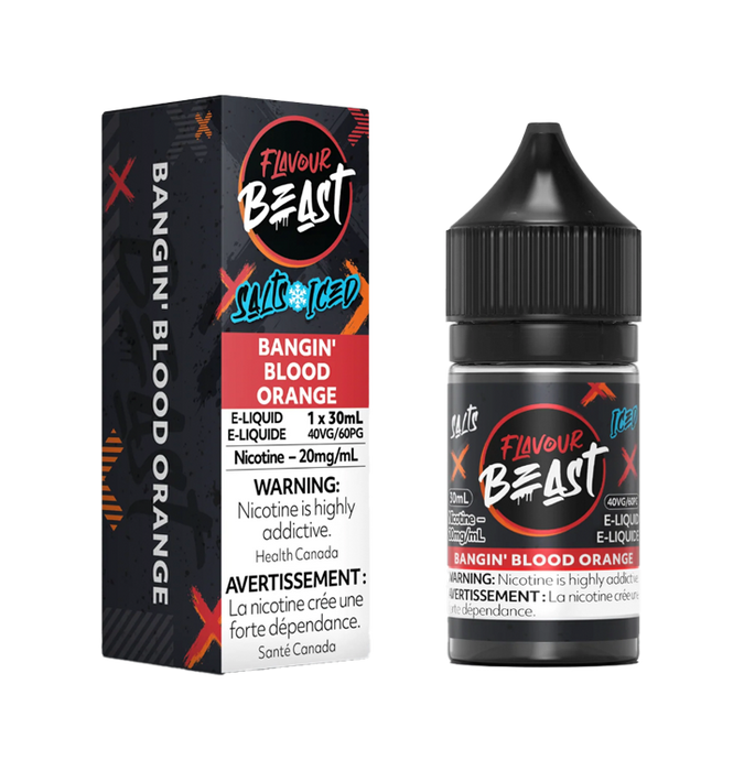 FLAVOUR BEAST E-LIQUID - BANGIN’ BLOOD ORANGE ICE