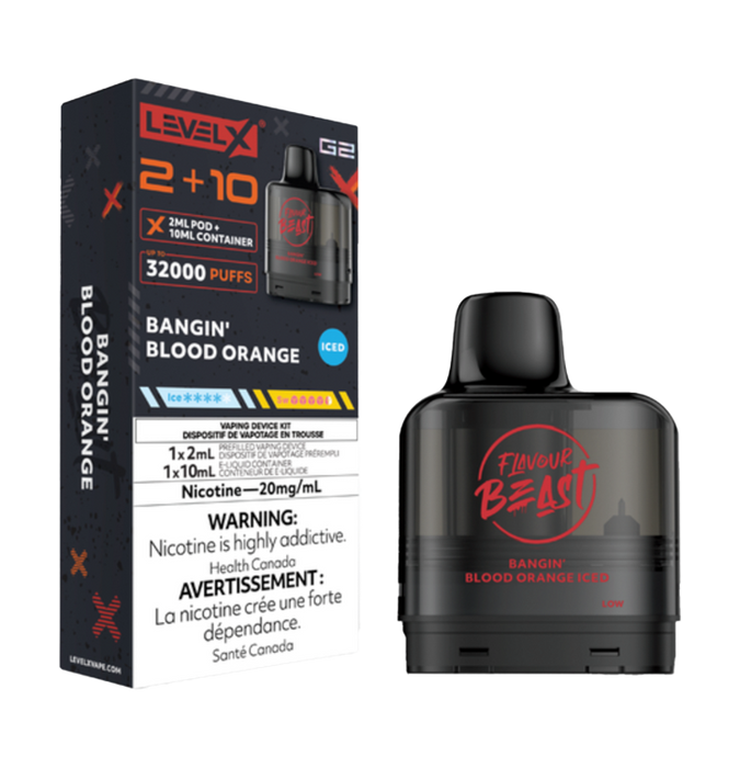 LEVEL X G2 POD 2+10ml - FLAVOUR BEAST