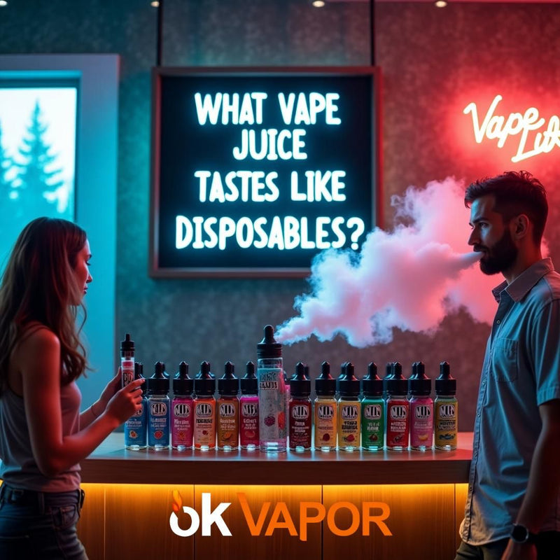 What Vape Juice Tastes Like Disposables? Ok Vapor What Vape Juice Tastes Like Disposables? Ok Vapor