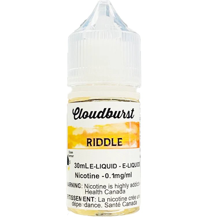 Riddle Unveiled: Cloudburst E-Juice of the Week