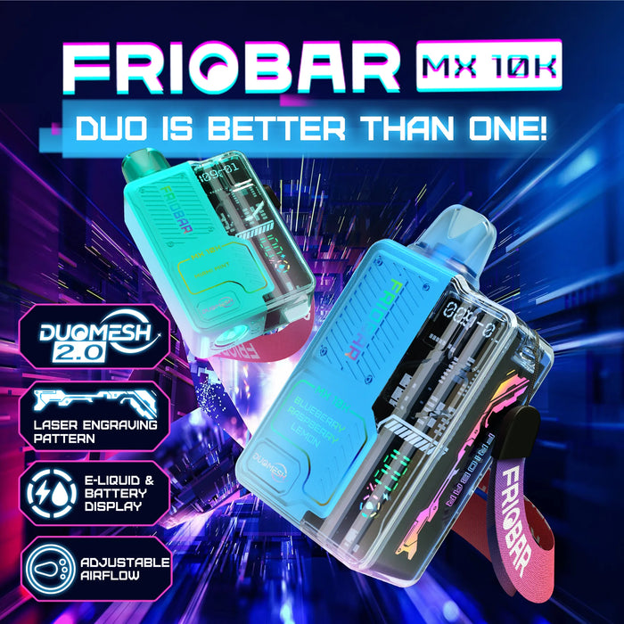 FRIOBAR MX 10K Disposable: Elevating the Disposable Vape Experience