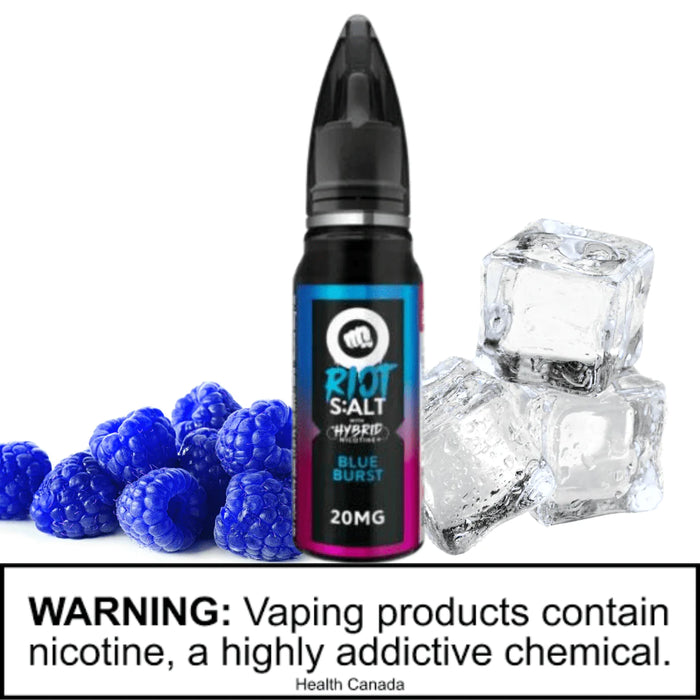 Chill Your Vape Experience with RIOT SQUAD SALTS - BLUE BURST