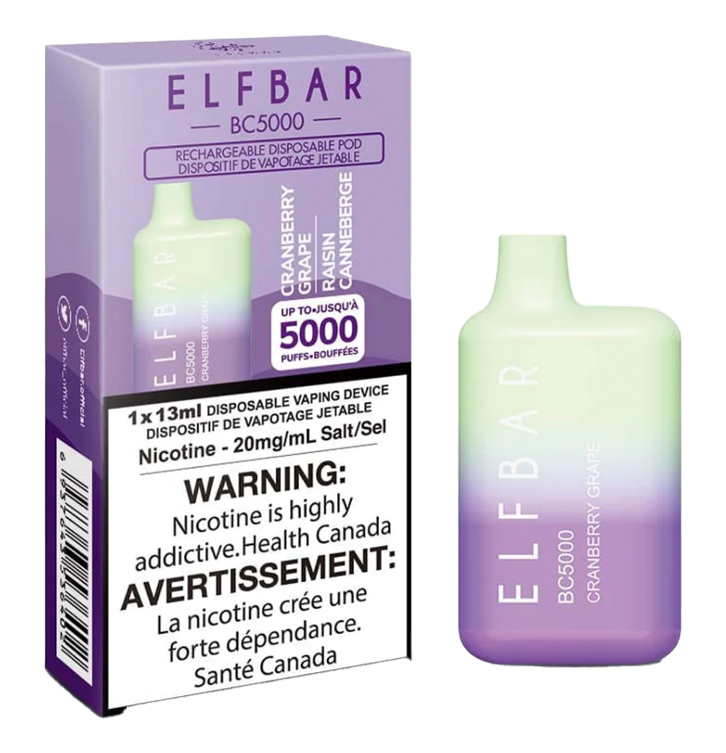 ELFBAR BC5000 DISPOSABLE VAPE