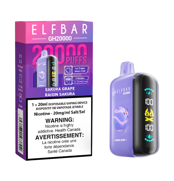 ELFBAR GH20000 DISPOSABLE VAPE