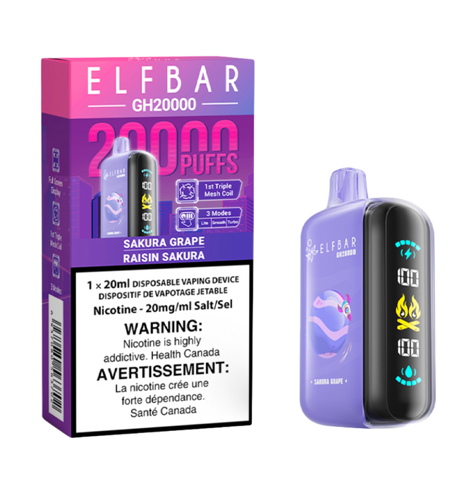 ELFBAR GH20000 DISPOSABLE VAPE