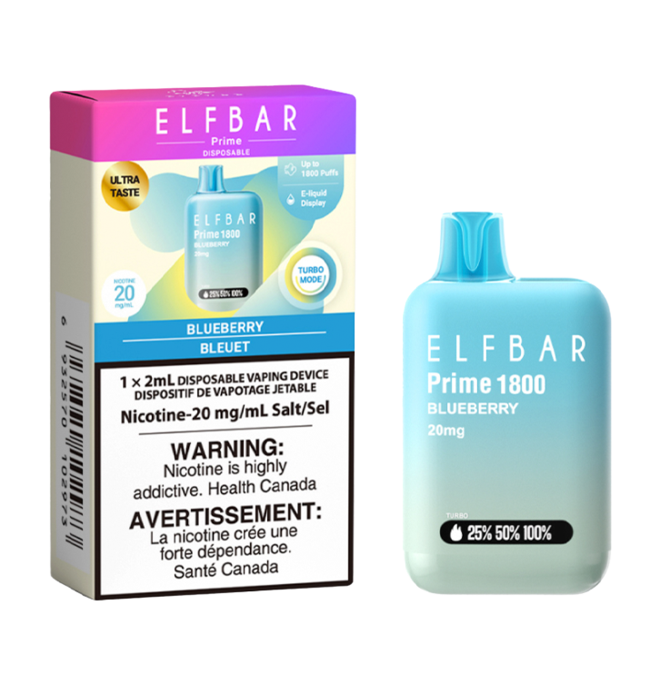 ELFBAR PRIME 1800 DISPOSABLE VAPE