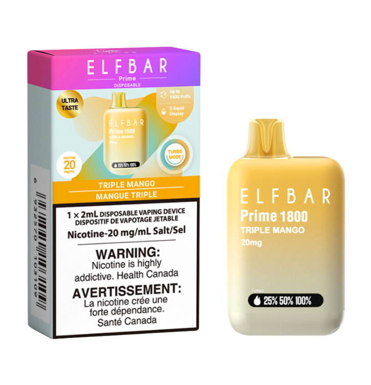 ELFBAR PRIME 1800 DISPOSABLE VAPE
