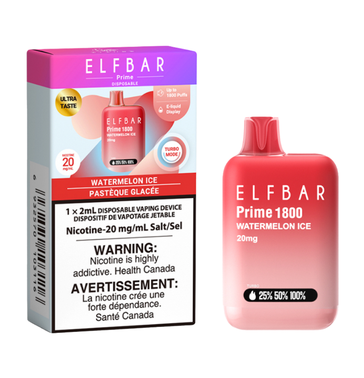ELFBAR PRIME 1800 DISPOSABLE VAPE