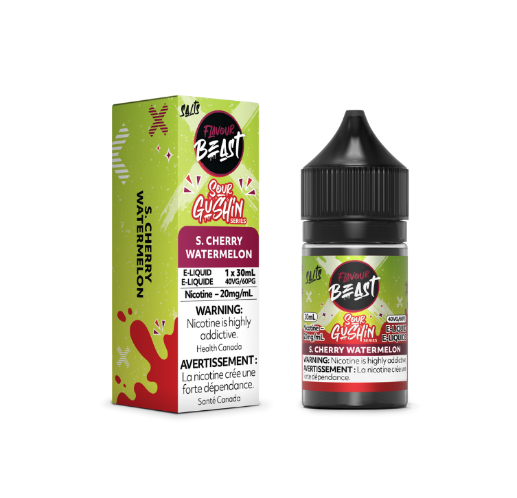 FLAVOUR BEAST GUSHIN - SOUR CHERRY WATERMELON