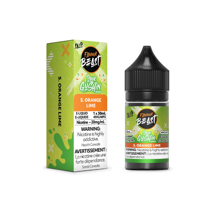 FLAVOUR BEAST GUSHIN - SOUR ORANGE LIME