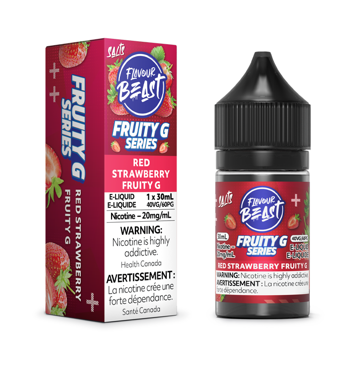 FLAVOUR BEAST FRUITY G - RED STRAWBERRY