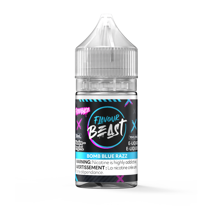 FLAVOUR BEAST E-LIQUID - BOMB BLUE RAZZ