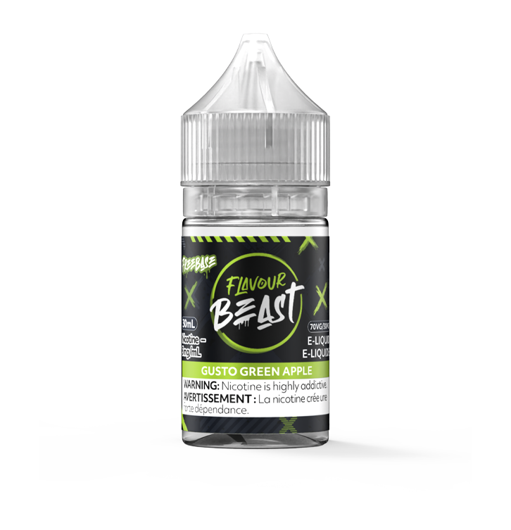 FLAVOUR BEAST E-LIQUID - GUSTO GREEN APPLE