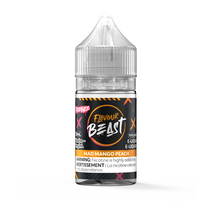 FLAVOUR BEAST E-LIQUID - MAD MANGO PEACH