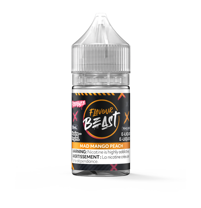 FLAVOUR BEAST E-LIQUID - MAD MANGO PEACH