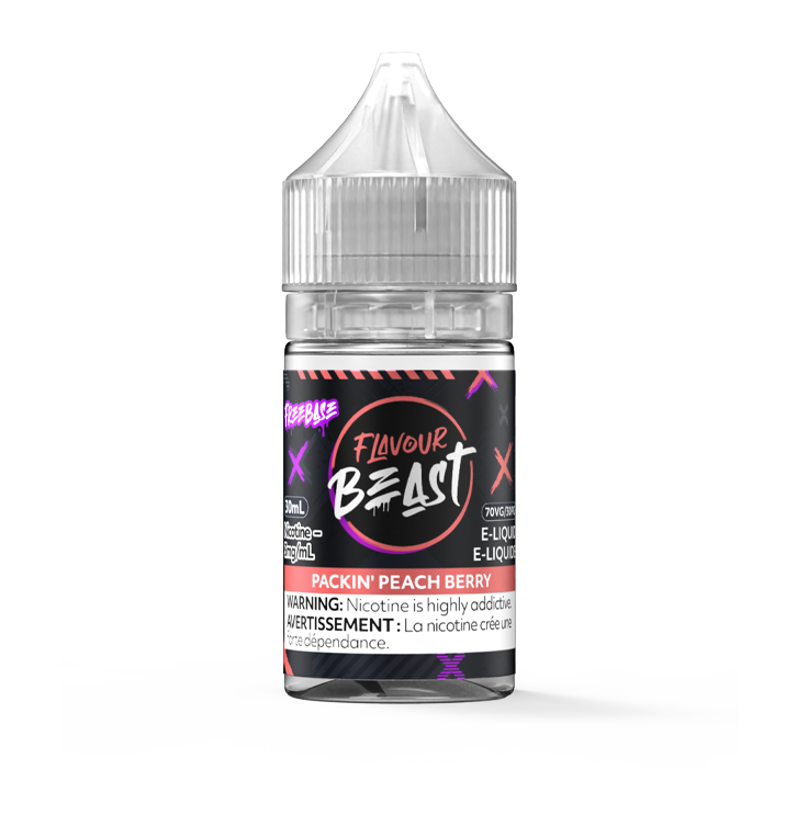 FLAVOUR BEAST E-LIQUID - PACKIN' PEACH BERRY