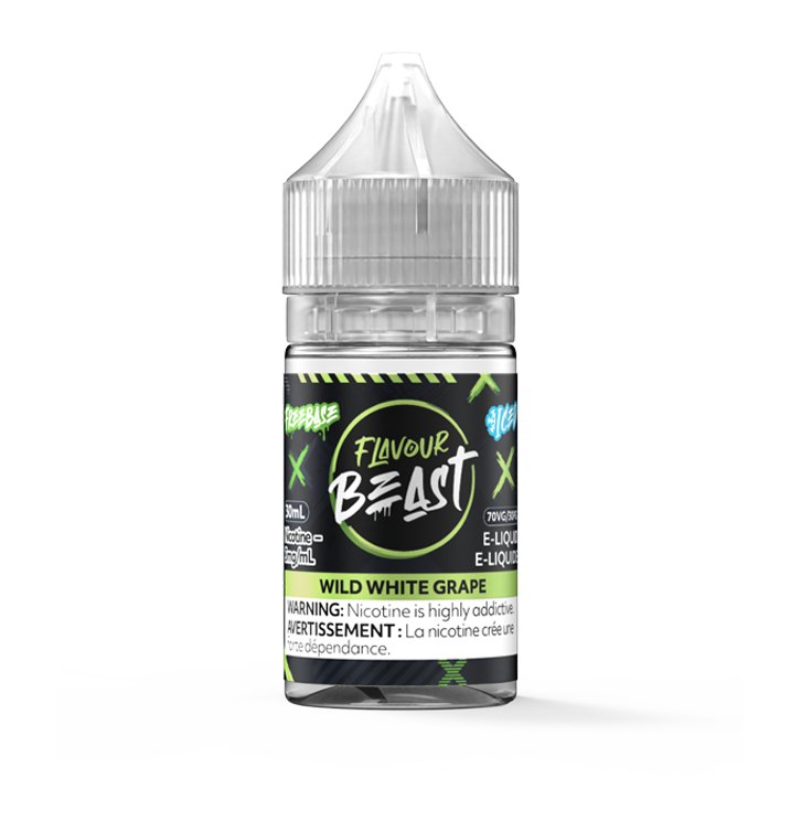 FLAVOUR BEAST E-LIQUID - WILD WHITE GRAPE ICE