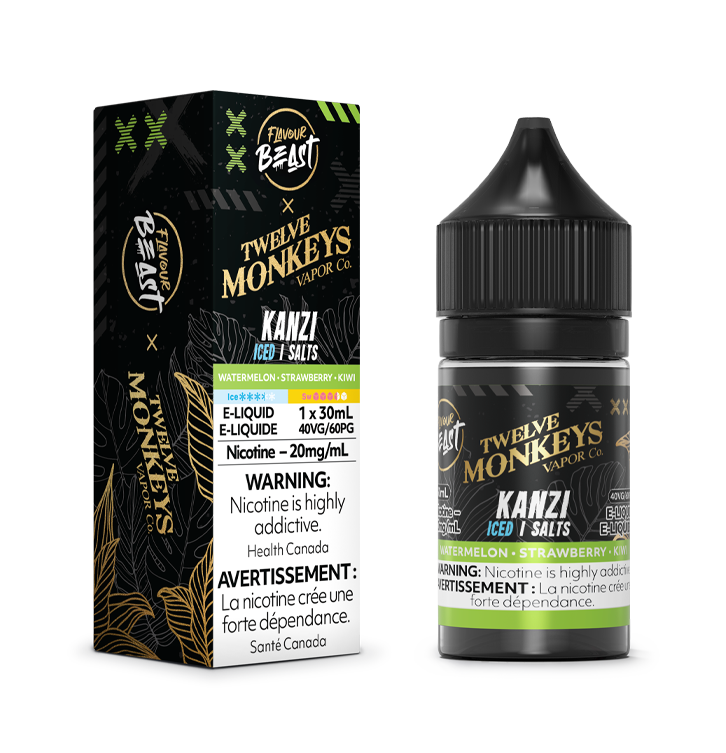 FLAVOUR BEAST x 12 MONKEY E-LIQUID - KANZI ICED