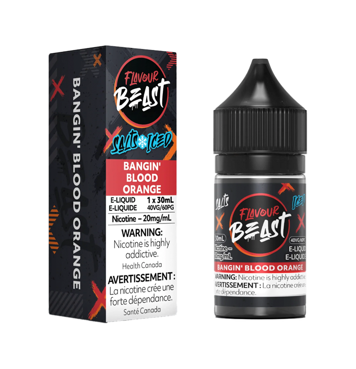 FLAVOUR BEAST E-LIQUID - BANGIN’ BLOOD ORANGE ICE