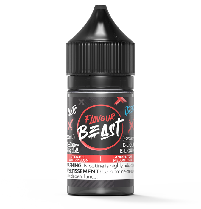 FLAVOUR BEAST E-LIQUID - LIT LYCHEE WATERMELON ICED