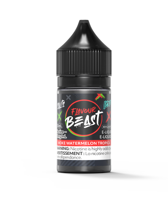 FLAVOUR BEAST E-LIQUID - WOKE WATERMELON TROPICA ICED