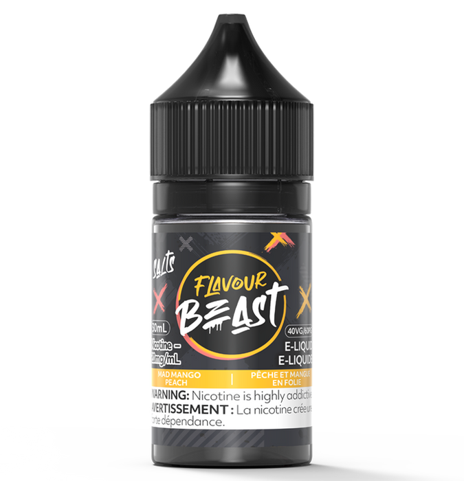 FLAVOUR BEAST E-LIQUID - MAD MANGO PEACH