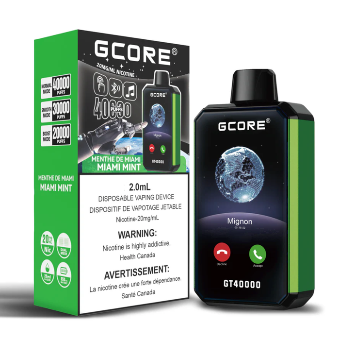 Gcore Disposables available at disposable vape stores near me - OK Vapor