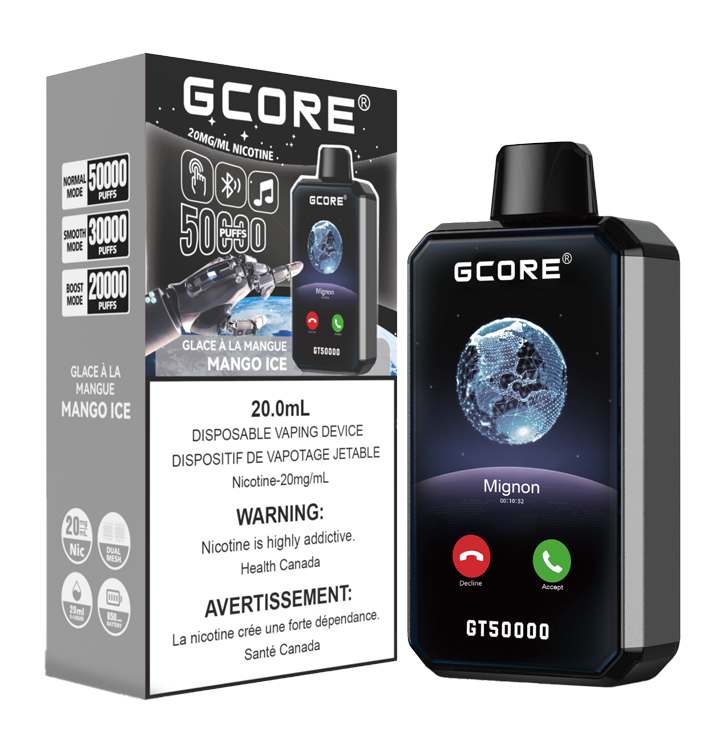 GCORE GT50K DISPOSABLE VAPE
