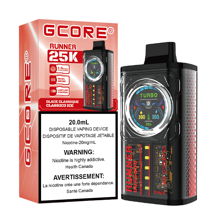 GCORE RUNNER 25K DISPOSABLE VAPE