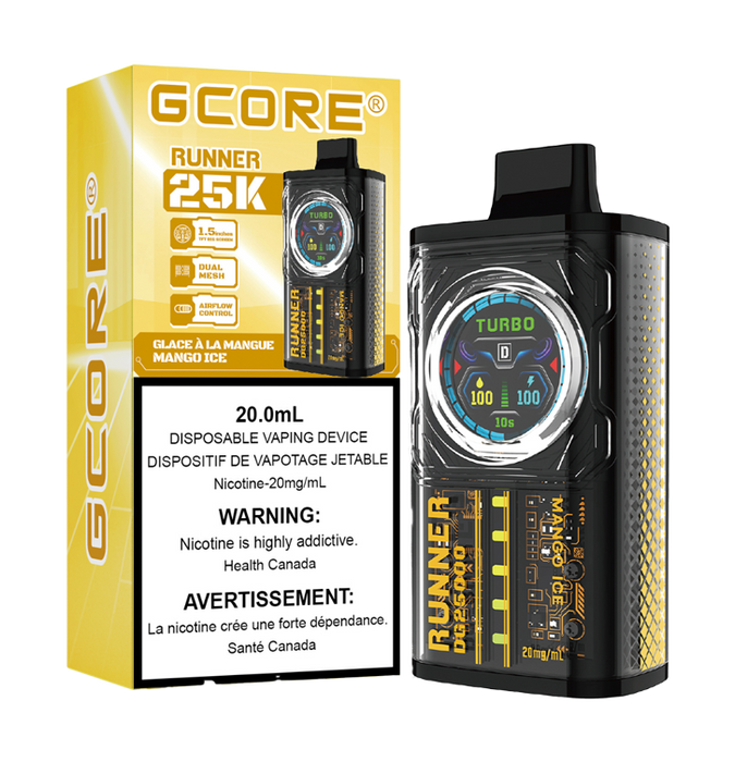 GCORE RUNNER 25K DISPOSABLE VAPE