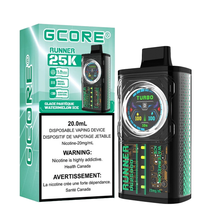 GCORE RUNNER 25K DISPOSABLE VAPE