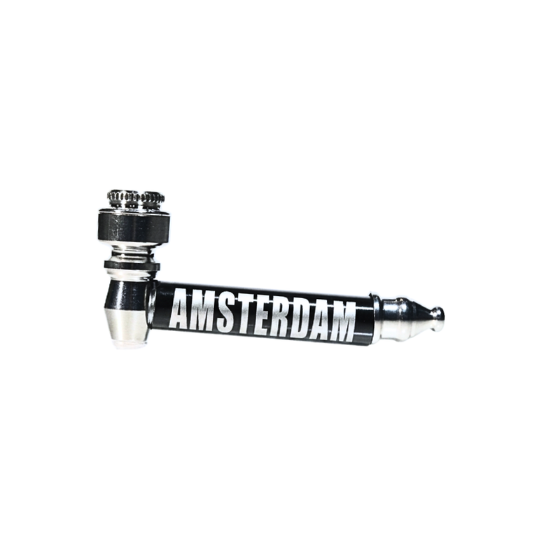 Amsterdam Large Metal Hand Pipe W/ Screens