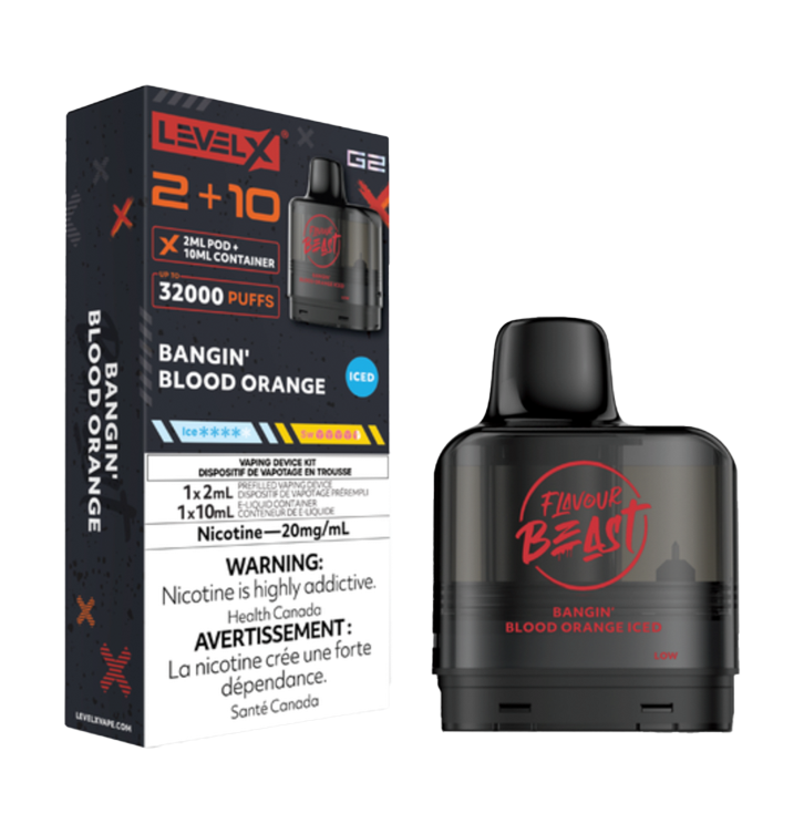 LEVEL X G2 POD 2+10ml - FLAVOUR BEAST