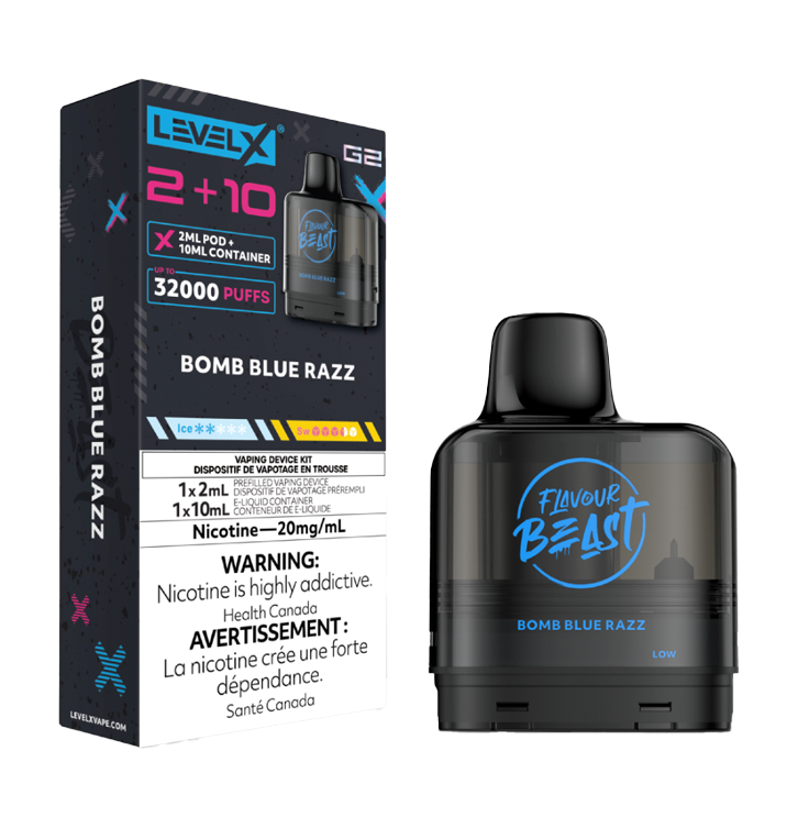 LEVEL X G2 POD 2+10ml - FLAVOUR BEAST