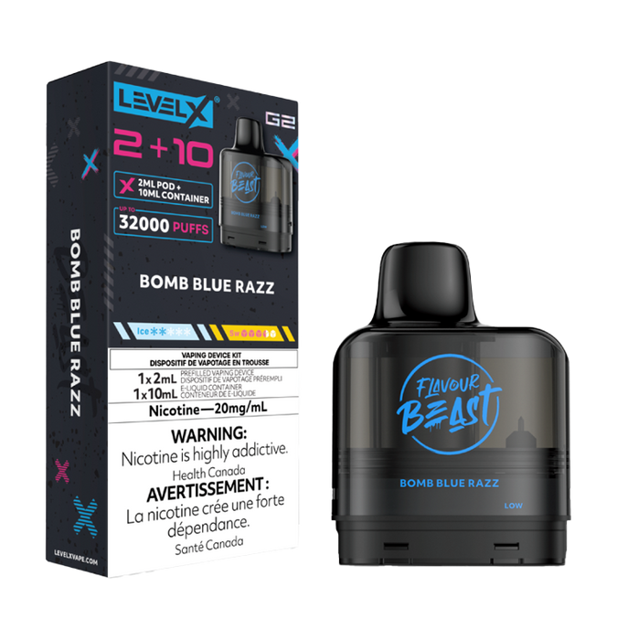 LEVEL X G2 POD 2+10ml - FLAVOUR BEAST