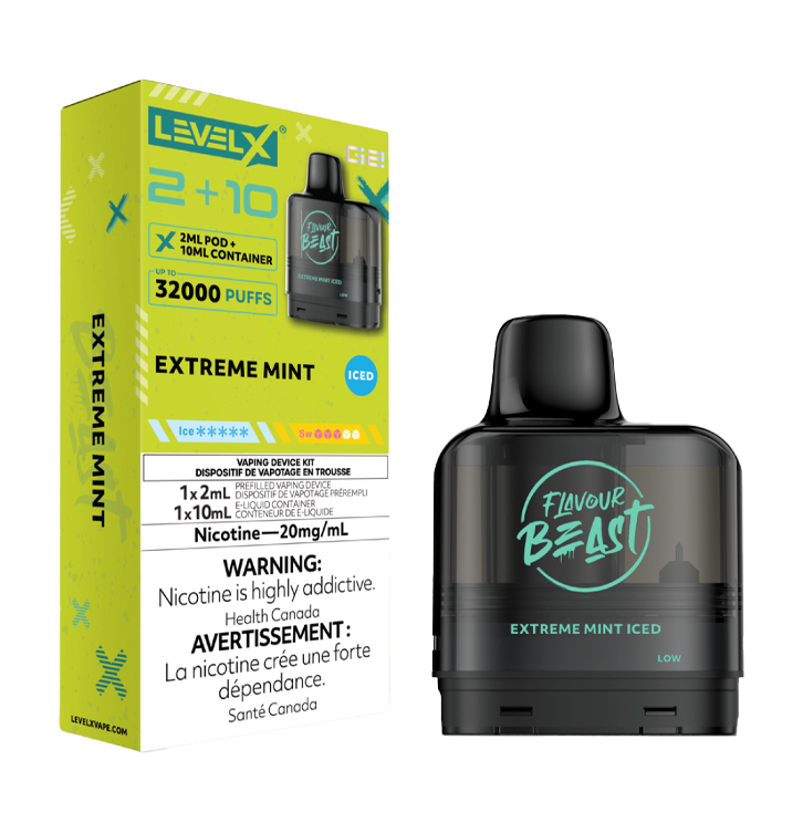 LEVEL X G2 POD 2+10ml - FLAVOUR BEAST