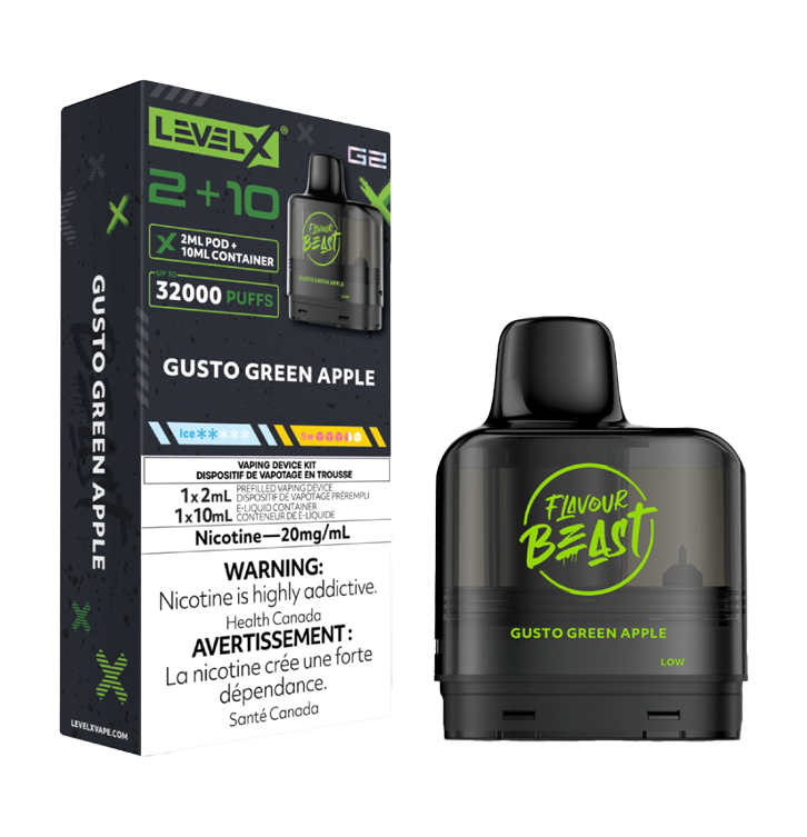 LEVEL X G2 POD 2+10ml - FLAVOUR BEAST