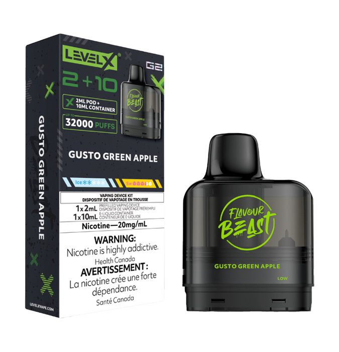 LEVEL X G2 POD 2+10ml - FLAVOUR BEAST