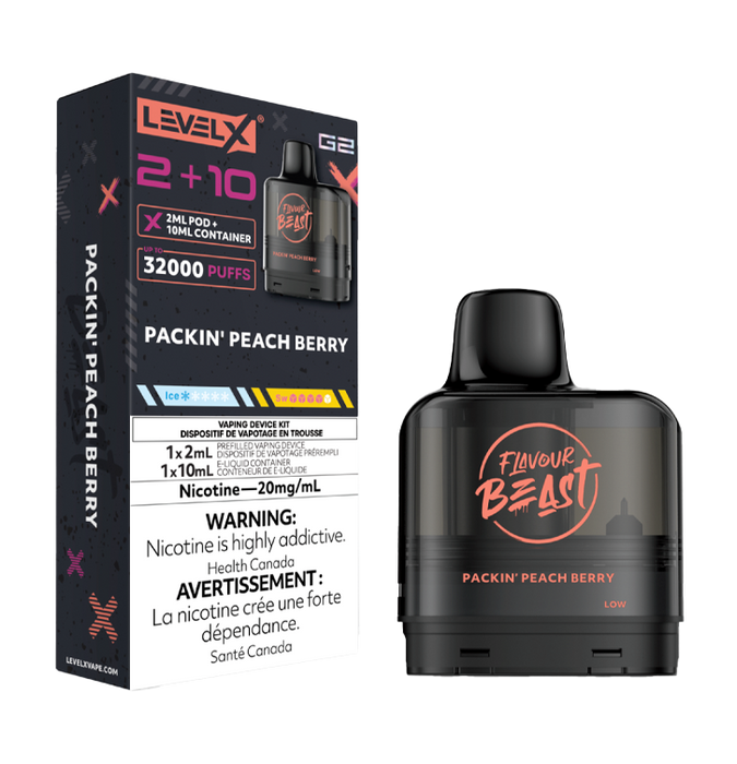 LEVEL X G2 POD 2+10ml - FLAVOUR BEAST