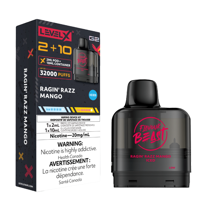 LEVEL X G2 POD 2+10ml - FLAVOUR BEAST