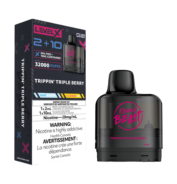 LEVEL X G2 POD 2+10ml - FLAVOUR BEAST